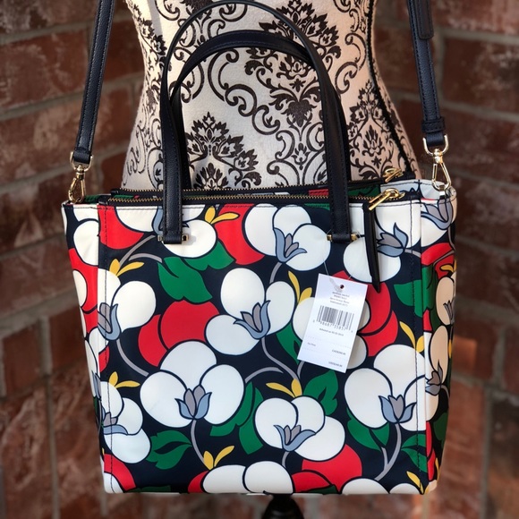Kate Spade Dawn Breezy Floral Medium Satchel - Picture 4 of 8